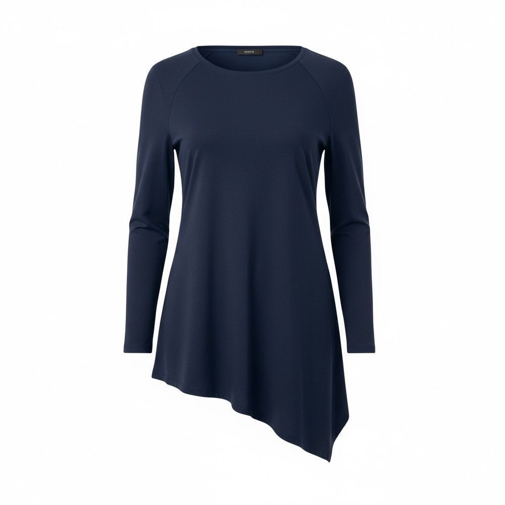 ‎Alfani Petites Asymmetrical Crewneck Shirt